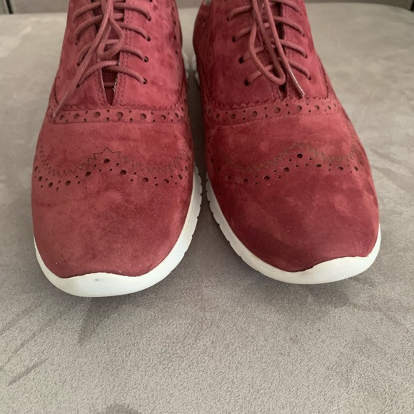Cole Haan ZeroGrand Burgundy Wingtip Oxfords size 10 - Picture 9 of 15